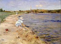 Chase, William Merritt - Beach Scene Morning at Canoe Place